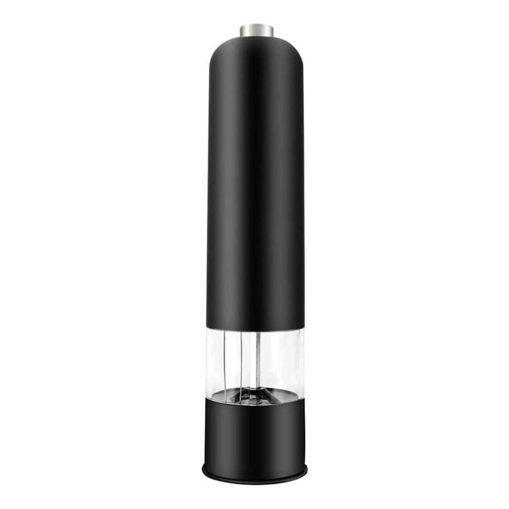 (black) With Led Light Electric Automatic Pepper Salt Mill For Cooking Restaurants Seasoning Bottle Kitchen Tools Kitchen Accessories Spice Grinder