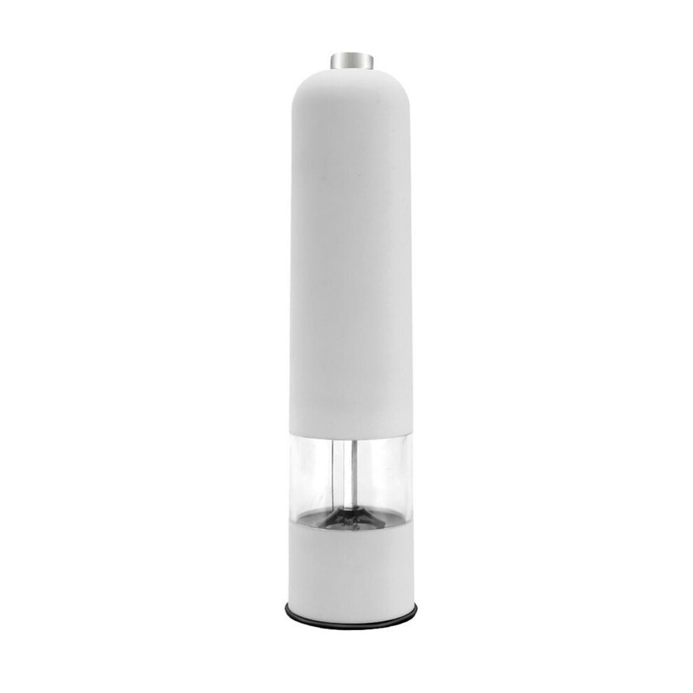 (white) With Led Light Electric Automatic Pepper Salt Mill For Cooking Restaurants Seasoning Bottle Kitchen Tools Kitchen Accessories Spice Grinder