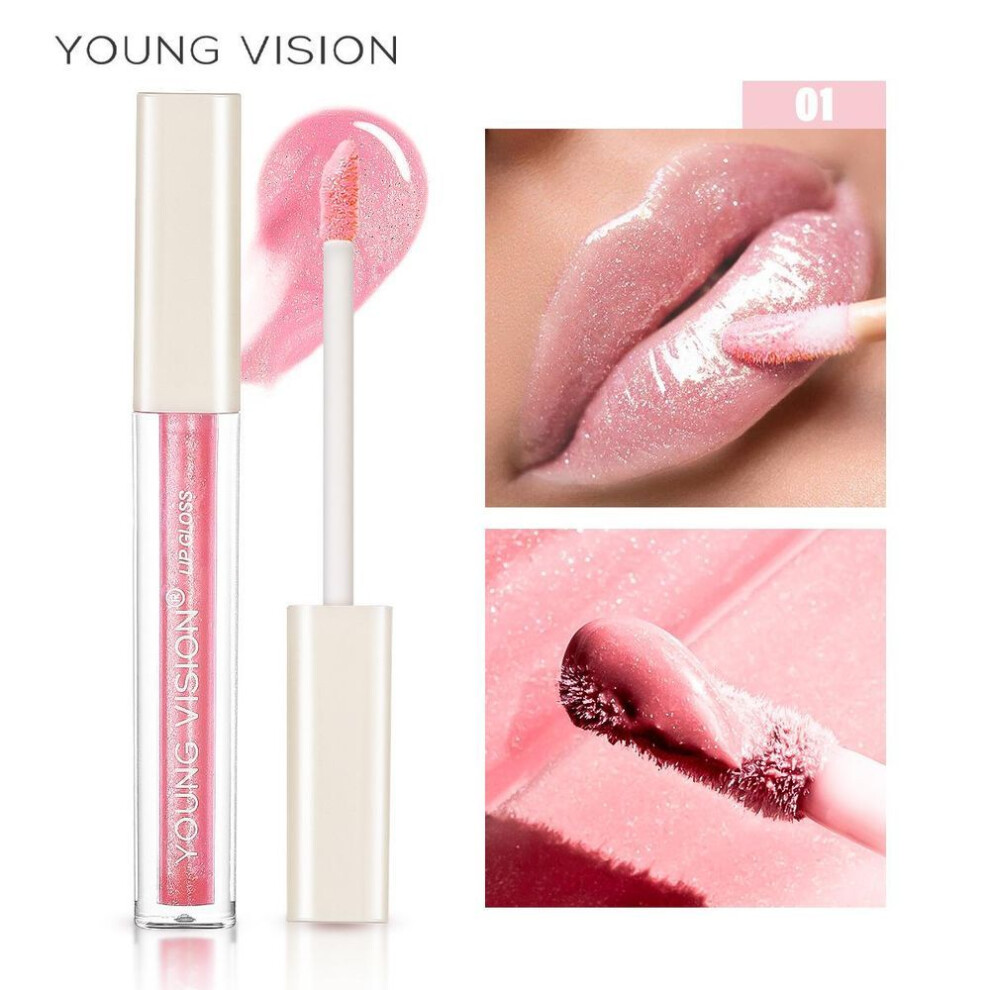 (as the picture) Young Vision Moisturizing Lip Gloss Matte Mist Lip Gloss Waterproof Non-stick Cup