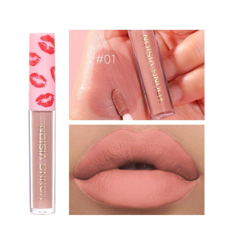 (as the picture) YOUNG VISION  Single lip glaze 12 colors optional lip gloss liquid matte mist lasting and not easy to decolorize
