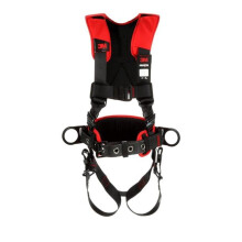 DBI Sala 098-1161208 Protecta Comfort Construction Style Positioning Harness 1161208, Black - Medium & Large
