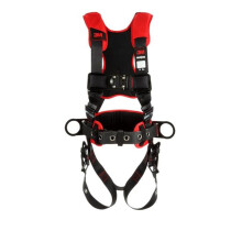 DBI Sala 098-1161217 Protecta Comfort Construction Style Positioning Harness 1161217, Black - Medium & Large