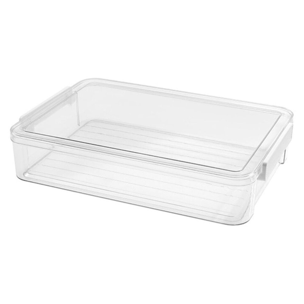 (Large) Plastic File Storage Box A4 Size Clear Stackable Organizer Container Documents Certificates Scrapbook Craft Art