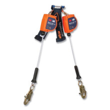 DBI-SALA 098-3500279 8 ft. Nano-Lok Edge Self-Retracting Lifeline with Snap Hook, 2 Legs & Galvanized Cable - 420 lbs