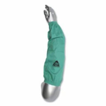 PIP 112-7071-23 24.5 in. Flame Resistant Sateen Cotton Sleeve with Elastic at Both Ends, Green - One Size