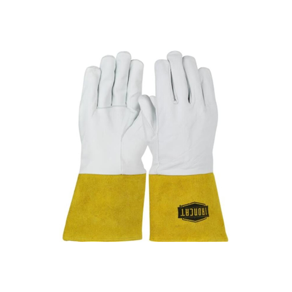 Pip 112-6141-L 12 In. Premium Top Grain Kidskin Tig Welding Glove, Natural - Large 727897737160