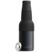Asobu NA-FC2GBK Frosty Beer 2 Go Vacuum-Insulated Stainless Steel Can & Bottle Holder, Black
