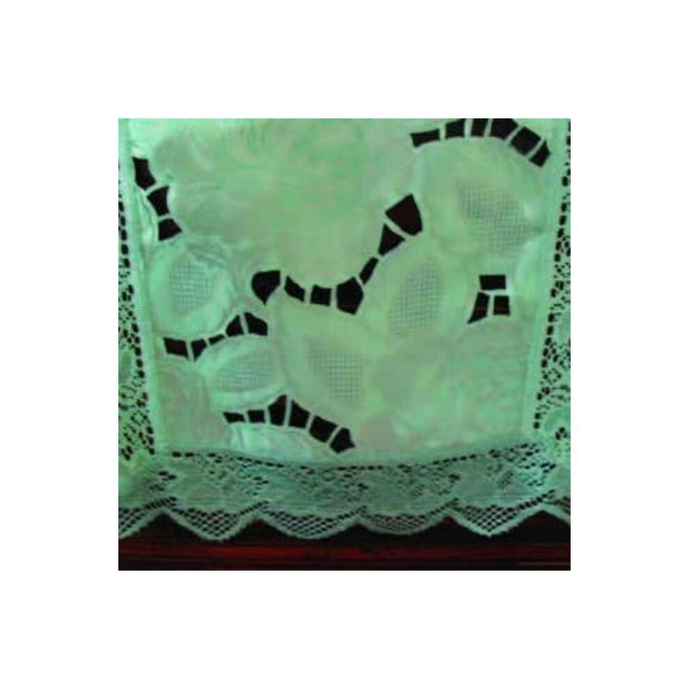 Peking Handicraft 082742ADG54OB 16 x 54 in. Poly Cutwork & Embroidered Lace Runner, Multi Color-image-OPC-PGBBKRJ-NEW