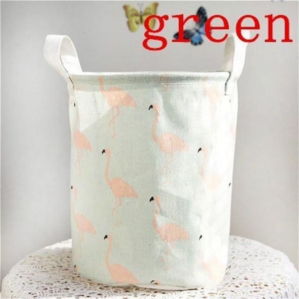 (green) 40*50cm Large Laundry Basket Baby Laundry Baskets Eco-friendly Picnic Basket 1 Pc