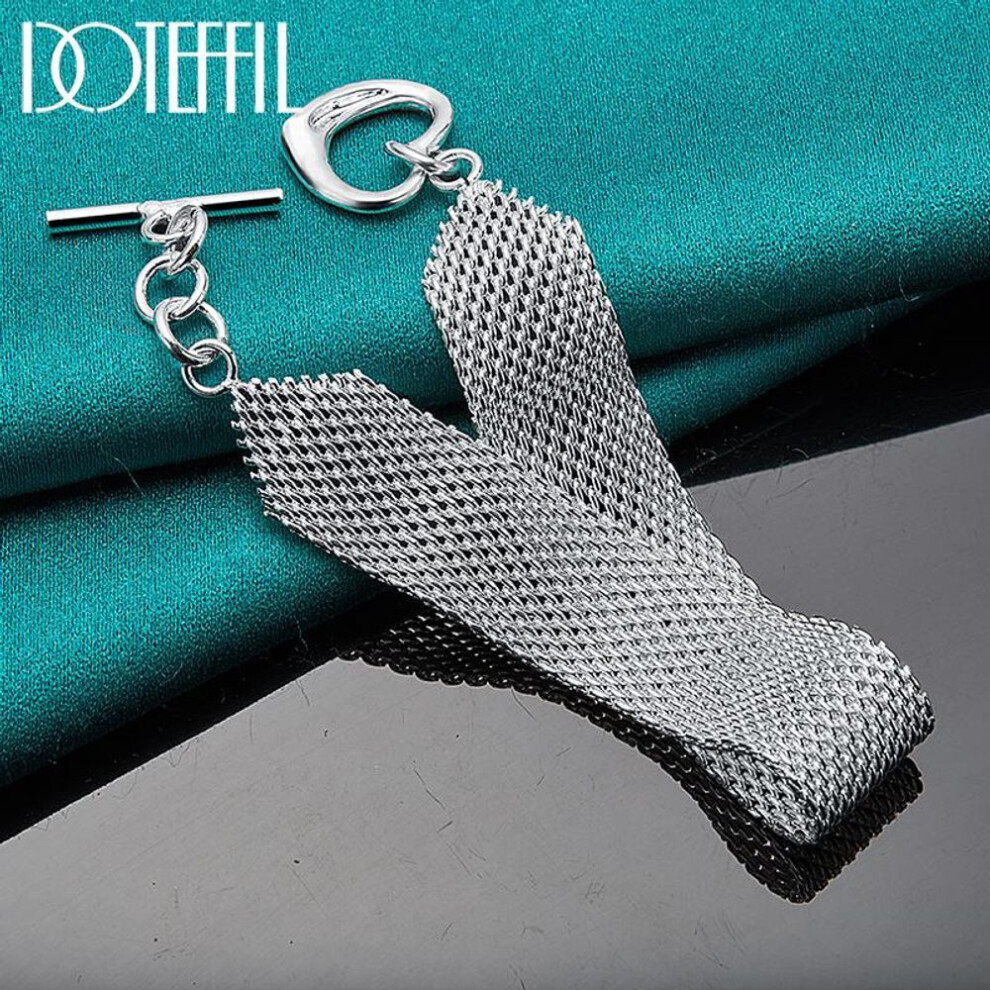 (20cm) Charm Woven Bracelet Heart Party Gift Jewelry