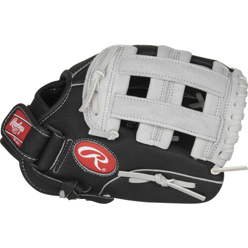 Rawlings | SURE CATCH T-Ball & Νεανικό Γάντι Μπέιζμπολ | Δεξί Χέρι | 11" | Μαύρο/Γκρι 2