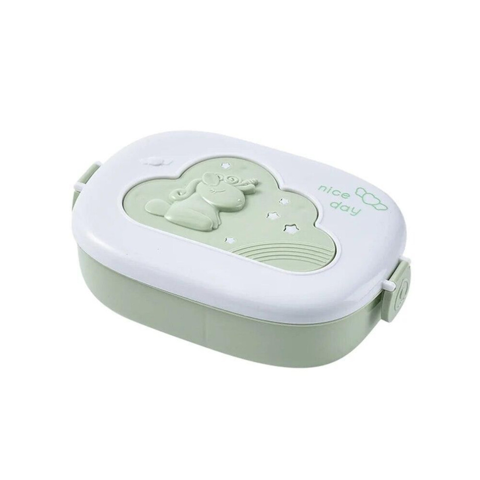 (green) Kitchen Lunch Box Portable Compartment Fruit Food Box Microwave Lunch Box With Picnic Fresh Box Children Student Bento Boxes