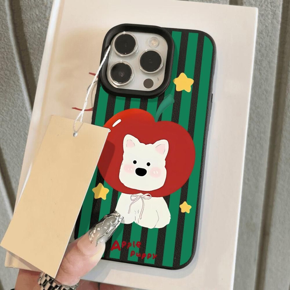 (black, iPhone 12 Pro Max) Phone Case For Iphone 11 13 Xr Xs Max Case Iphone 12 14 15 16 Pro Max 12 Pro 15 Plus Leather Painted Waterproof Drop-proof And Wear-resistant Cartoon
