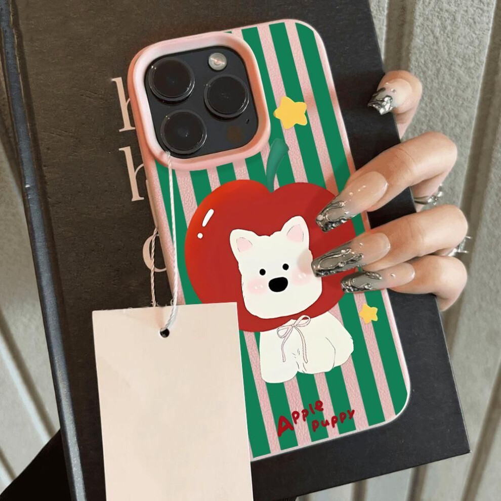 (pink, iPhone 14 Pro) Phone Case For Iphone 11 13 Xr Xs Max Case Iphone 12 14 15 16 Pro Max 12 Pro 15 Plus Leather Painted Waterproof Drop-proof And Wear-resistant Cartoon