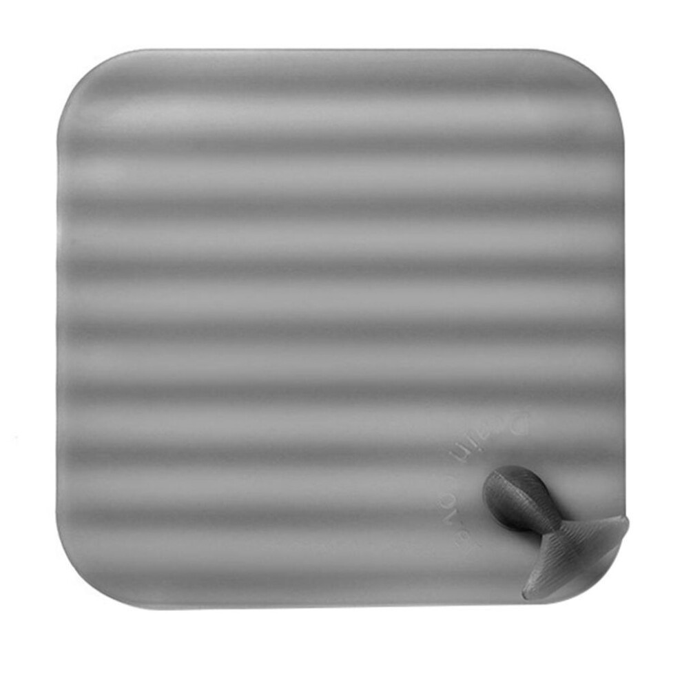 (grey) Shower Drain Cover With Whale Tail Handle Soft Rubber Floor Drain Cover Shower Drain Stopper Mat Floor Drain Smell Stopper