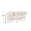 Creative Co-Op Resin Sheep Planter Distressed Finish White 3