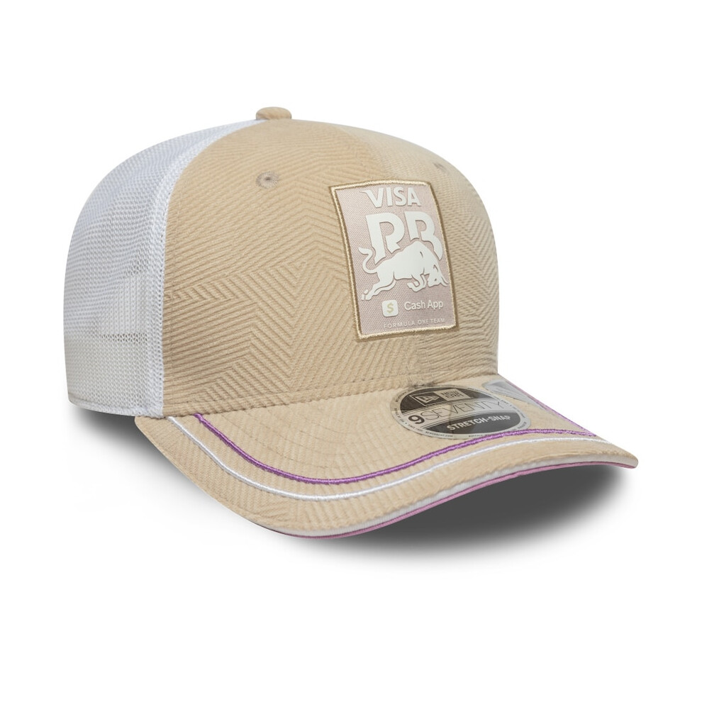 Red Bull 2025 Visa Cash App Rb F1 Miami Gp Team 9Seventy Adult Cap - Peach Cream