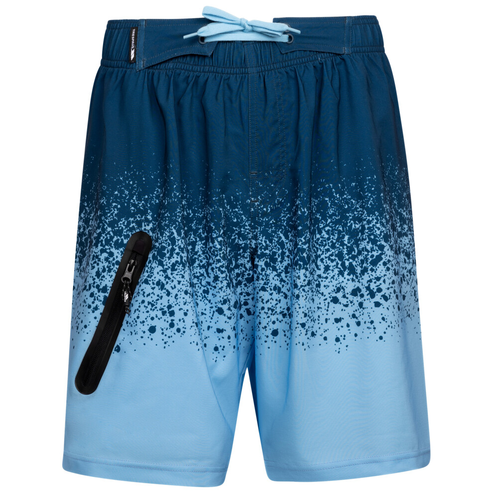 (S, Navy) Trespass Mens Adan Swim Shorts