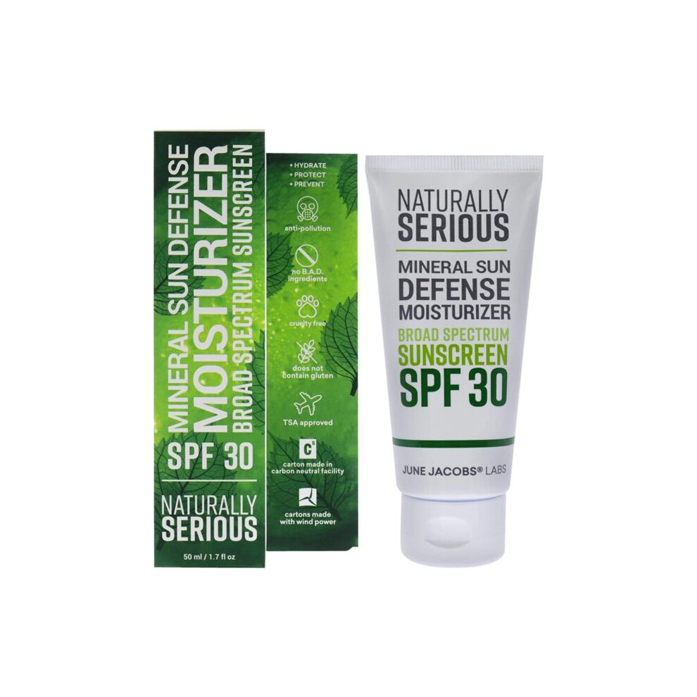 Naturally Serious I0139007 1.7 Oz Mineral Sun Defense Moisturize Sunscreen Spf 30 For Unisex