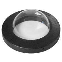 Gardenised QI004664 Floating Plastic Pond Fish Dome Ball for Fish to Swim Above the Surface of the Pond, Easy Assembly