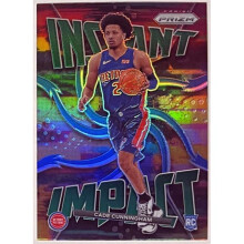 Athlon CTBL-037986 Cade Cunningham 2021-2022 Panini Prizm Instant Impact Green Wave Rookie Card - No.1 - Detroit Pistons