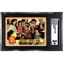 Athlon CTBL-038054 Babe Ruth 1962 Topps Greatest Sports Hero Green Tint Special Card - No.143 SGC Graded 3 VG - York Yankees & HOF