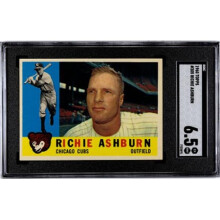 RDB Holdings & Consulting CTBL-038405 Richie Ashburn 1960 Topps Baseball Card - No.305 SGC Graded 6.5 EX-NM Plus - Chicago Cubs & HOF