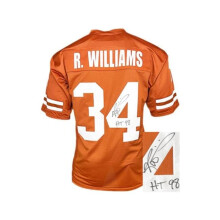 RDB Holdings & Consulting CTBL-038315 Ricky Williams Signed Texas Orange Custom College Football Jersey - Heisman- JSA Witnessed