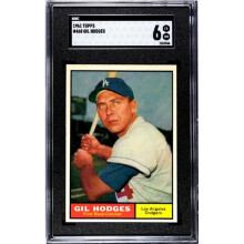 RDB Holdings & Consulting CTBL-038407 Gil Hodges 1961 Topps Baseball Card - No.460 SGC Graded 6 EX-NM - Los Angeles Dodgers & HOF