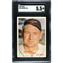 RDB Holdings & Consulting CTBL-038215 George Kell 1957 Topps Baseball Card - No.230 SGC Graded 5.5 EX Plus - Baltimore Orioles & HOF