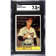 RDB Holdings & Consulting CTBL-038225 Hoyt Wilhelm 1961 Topps Baseball Card - No.545 SGC Graded 7.5 NM Plus - Baltimore Orioles & HOF