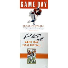 RDB Holdings & Consulting CTBL-038281 Earl Campbell Signed Texas Longhorns Football Game Day Book - JSA Witnessed Heisman & Athlon Sports