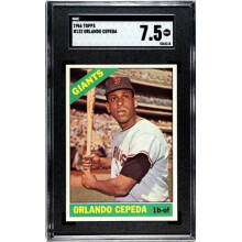 RDB Holdings & Consulting CTBL-038166 Orlando Cepeda 1966 Topps Baseball Card - No.132 SGC Graded 7.5 NM Plus - San Francisco Giants & HOF