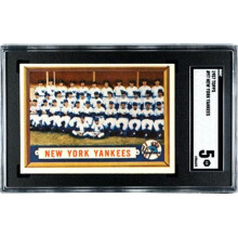 RDB Holdings & Consulting CTBL-038141 1957 Topps York Yankees Baseball Card - No.97 SGC Graded 5 EX - Mickey Mantle & Roger Maris