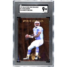 RDB Holdings & Consulting CTBL-038460 Steve Mcnair 1997 Collectors Edge Excalibur 22K Knights Card - No.17 2000 SGC Graded 9 Mint - Oilers & Titans