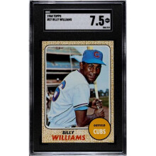 RDB Holdings & Consulting CTBL-038401 Billy Williams 1968 Topps Baseball Card - No.37 SGC Graded 7.5 NM Plus - Chicago Cubs & HOF