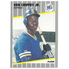 RDB Holdings & Consulting CTBL-038591 Ken Griffey, Jr. 1989 Fleer Rookie Baseball Card - No.548 - Seattle Mariners & HOF