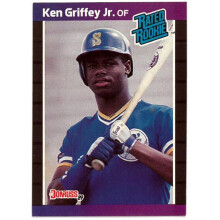 RDB Holdings & Consulting CTBL-038588 Ken Griffey, Jr. 1989 Donruss Rookie Baseball Card - No.33 - Seattle Mariners & HOF
