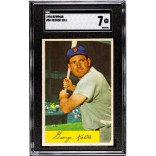 RDB Holdings & Consulting CTBL-038662 Boston Red Sox George Kell 1954 Bowman No.50 Baseball Card - SGC Graded 7 NM - HOF