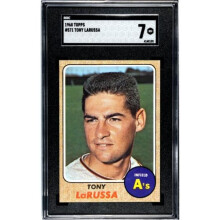 RDB Holdings & Consulting CTBL-038676 Oakland Athletics Tony La Russa 1968 Topps No.571 Baseball Card - SGC Graded 7 NM - HOF