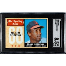 RDB Holdings & Consulting CTBL-038687 Baltimore Orioles Frank Robinson 1968 Topps All-Star No.373 Baseball Card - SGC Graded 8.5 NM-MTPlus - HOF