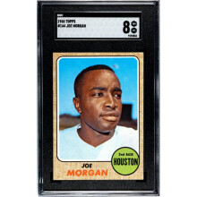 RDB Holdings & Consulting CTBL-038657 Houston Astros Joe Morgan 1968 Topps No.144 Baseball Card - SGC Graded 8 NM-MT - HOF