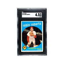 RDB Holdings & Consulting CTBL-038735 Robin Roberts 1959 Topps Baseball Card No.352 - SGC Graded 4.5 VG-EX Plus - Philadelphia Phillies & HOF