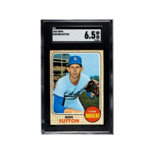 RDB Holdings & Consulting CTBL-038814 Don Sutton 1968 Topps Baseball Card No.103 - SGC Graded 6.5 EX-NM Plus - Los Angeles Dodgers & HOF
