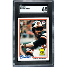 RDB Holdings & Consulting CTBL-038986 Eddie Murray 1978 Topps All Star Rookie Card No.36 - SGC Graded 6 EX-NM - Baltimore Orioles & HOF