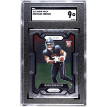 RDB Holdings & Consulting CTBL-039261 Bijan Robinson 2023 Panini Prizm Rookie Card No.305-SGC Graded 9 Mint - Atlanta Falcons
