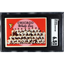 RDB Holdings & Consulting CTBL-038754 1959 Topps Chicago White Sox Team Checklist Baseball Card No.94-SGC Graded 6.5 EX-NM Plus
