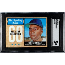 RDB Holdings & Consulting CTBL-038846 Joe Morgan 1968 Topps All-Star Baseball Card No.364-SGC Graded 5 EX - Houston Astros & HOF