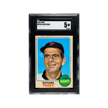 RDB Holdings & Consulting CTBL-038845 Gaylord Perry 1968 Topps Baseball Card No.85-SGC Graded 5 EX - San Francisco Giants & HOF