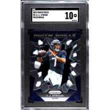 RDB Holdings & Consulting CTBL-039274 C.J. Stroud 2023 Panini Prizm Break Rookie Card No.PB-6-SGC Graded 10 Gem Mint - Houston Texans